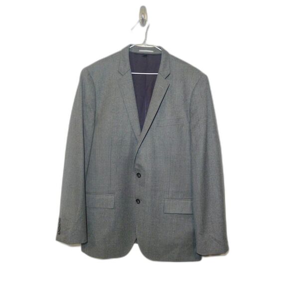 J. Crew Ludlow Vitale Barberis Canonico Flannel Blazer Jacket - Gray 44R - Picture 1 of 5